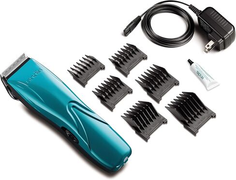Andis 73515 Pulse Li 5 Cord/Cordless Grooming Clipper for Dogs, Cats and Equine, Teal in Saudi Arabia