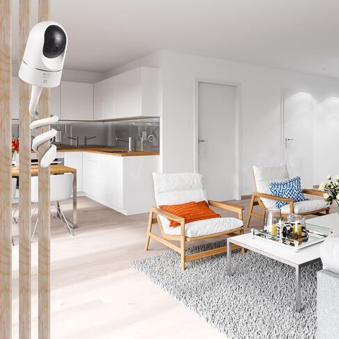 حامل تويست لكاميرا يوفي سيكيوريتي الداخلية E220 ويوفي P24، دعامة تثبيت مرنة على شكل عنق اوزة من أجل يوفي بان وامالة بدون ثقب in Kuwait