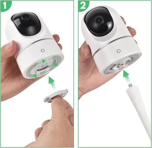 حامل تويست لكاميرا يوفي سيكيوريتي الداخلية E220 ويوفي P24، دعامة تثبيت مرنة على شكل عنق اوزة من أجل يوفي بان وامالة بدون ثقب in Kuwait