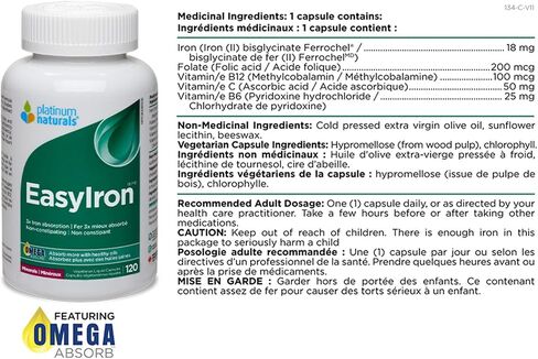 Platinum Naturals Easy Iron, 120 CT in Saudi Arabia