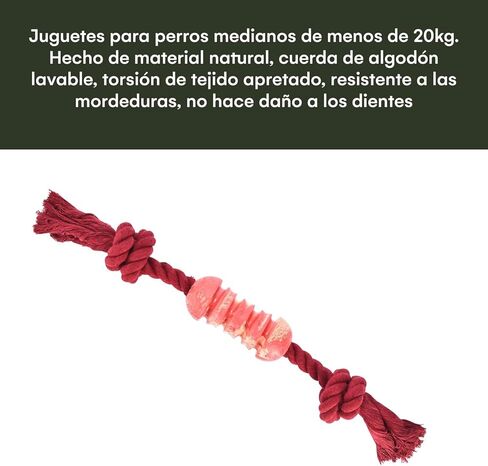 لعبة المضغ المتينة من Alpine Choice للكلاب العدوانية بحبل - ألعاب للكلاب من الحبال غير قابلة للتدمير - أفضل مجموعة للمضغ الثقيل واللعب التفاعلي - مناسبة للكلاب والجراء الصغيرة in Kuwait