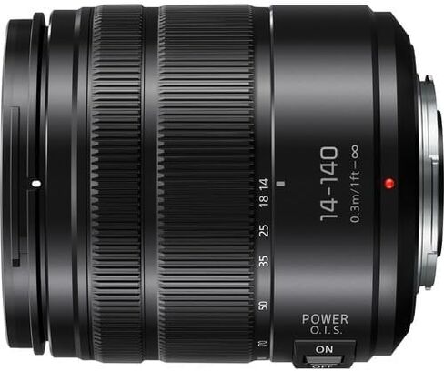 كاميرا باناسونيك لوميكس DMC-G85 الرقمية ذات الأربعة أثلاث بدون مرآة مع Lumix G Vario 14-140 مم f/3.5-5.6 II Power O.I.S. عدسة مثالية لكاميرا الفيديو والتصوير الفوتوغرافي لمدونات الفيديو على اليوتيوب (حزمة مكونة من 12 قطعة) in Saudi Arabia