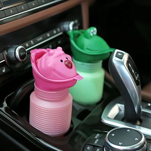 مبولة طوارئ محمولة قابلة للتوسيع بسعة 600 مل للاطفال والكبار، مرحاض طوارئ متنقل للسفر والتخييم في الهواء الطلق من قطعتين من جيه كيه زفيكيس in Kuwait