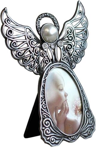 هدية تذكارية للحيوانات الاليفة بتصميم اجنحة الملاك - اطار صورة تذكاري لفقدان الحيوانات الاليفة في ذكرى كلبك الحبيب مع بطاقة جسر قوس قزح هدية تعاطف مع الكلب in Kuwait