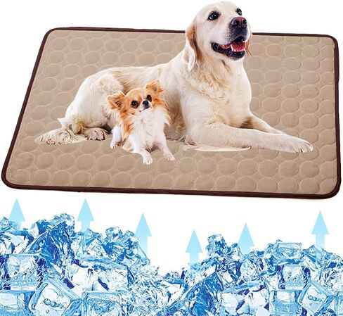 بساط تبريد للكلاب من XinChangShangMao، وسادة تبريد ذاتية للكلاب الأليفة، بساط تبريد صيفي قابل للغسل من الحرير الجليدي للكلاب والقطط وبيوت الكلاب والصناديق والأسرة in Kuwait