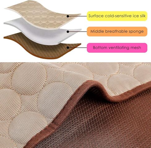 بساط تبريد للكلاب من XinChangShangMao، وسادة تبريد ذاتية للكلاب الأليفة، بساط تبريد صيفي قابل للغسل من الحرير الجليدي للكلاب والقطط وبيوت الكلاب والصناديق والأسرة in Kuwait