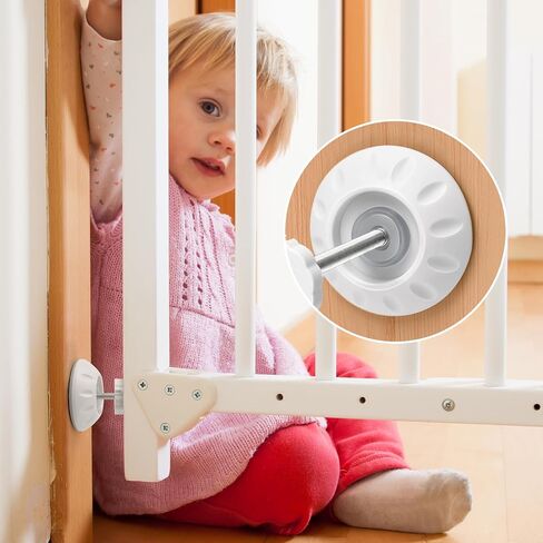واقي حائط لبوابة الاطفال من 4 قطع، واقي تمديد لبوابة الاطفال، اكواب حائط البوابات، بوابات مثبتة بالضغط، واقي حائط لبوابة الطفل لحماية الجدران والمداخل من بوابات وسلالم الحيوانات الاليفة والكلاب in Kuwait