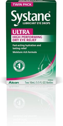 Systane Ultra Lubricant Eye Drops, Twin Pack, 10-mL Each in Saudi Arabia