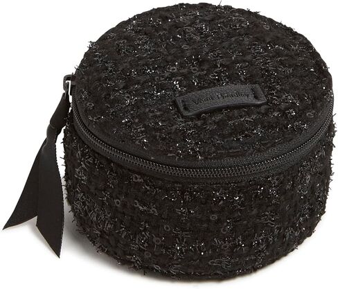 فيرا برادلي حقيبة تنظيم المجوهرات التذكارية المستديرة للنساء، اكسسوارات السفر، لون ذهبي فاتح لؤلؤي، مقاس واحد in Kuwait