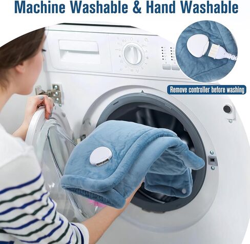 وسادة تسخين مرجحة للرقبة والكتف من KKUYT، وسادات تسخين للرقبة بوزن 2 رطل لتخفيف الآلام، وسادة تسخين كهربائية مقاس 17 × 22 بوصة مع 10 إعدادات للحرارة و3 إعدادات مؤقت، إيقاف تلقائي، أفضل الهدايا للنساء والرجال والأم والأب in Kuwait