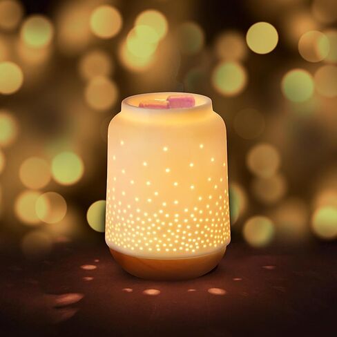 SIAXOLO Ceramic Wax Melt Warmer for Scented Wax, Candle Wax Warmer for Home Office, Wax Burner Fragrance Wax Warmer as Gifts for Mom Women in Saudi Arabia