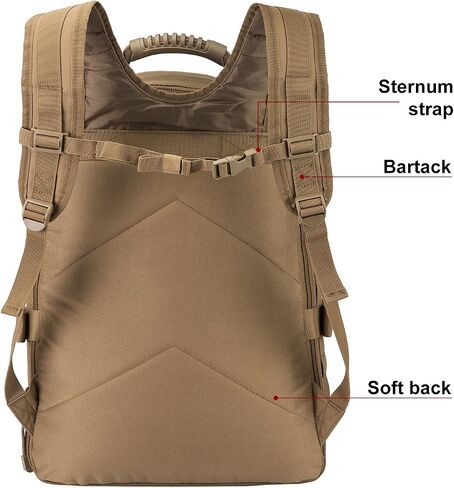 Large 3 Day Expandable 39L-64L Backpack Military Tactical Hiking Camping Daypack in Saudi Arabia