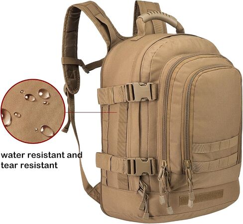Large 3 Day Expandable 39L-64L Backpack Military Tactical Hiking Camping Daypack in Saudi Arabia