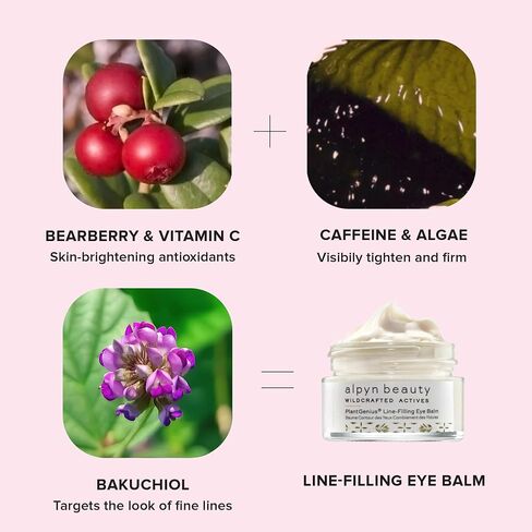 Alpyn Beauty PlantGenius Line-Filling Eye Balm | Reduce the Look of Fine Lines & Wrinkles, Minimize the Appearance of Puffiness & Target Dark Circles | 0.5 oz / 14 ml in Saudi Arabia