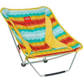 GRAND TRUNK Mayfly Low Profile Ground Chair for Festival, Concert, Camping & Beach | Reclining, Packable, Lightweight, Quick & Easy Setup