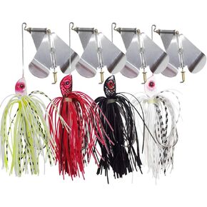 Dorada Fishing Lures Buzzbait Spinnerbait Topwater Lure for Bass Pike Fishing 4pcs/Package in Saudi Arabia
