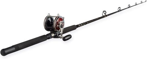 Penn Special Senator 91332 Fishing Rod and Reel Combo, 6.5 Feet, Black/Smoke/Red in Saudi Arabia
