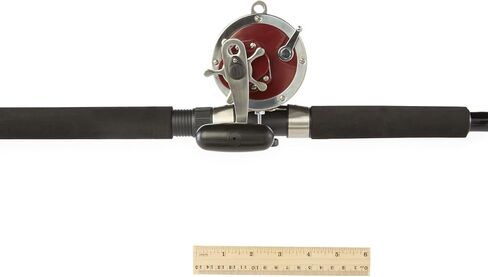 Penn Special Senator 91332 Fishing Rod and Reel Combo, 6.5 Feet, Black/Smoke/Red in Saudi Arabia