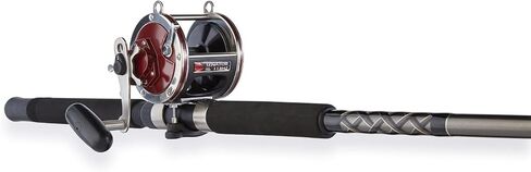 Penn Special Senator 91332 Fishing Rod and Reel Combo, 6.5 Feet, Black/Smoke/Red in Saudi Arabia