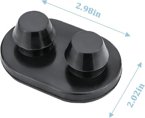 Replacement YETI Cooler Feet Non-Slip Rubber Feet, Cooler Non-Slip Rubber Feet Pads Fits for YETI and RTIC Coolers Models 45qt 65qt 110qt 145qt, 2Pcs in Kuwait