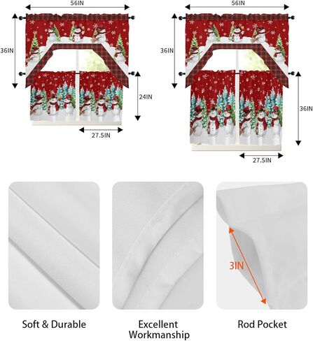 BEMIGO Swag Valances for Windows, Easter Egg Bunny Kitchen Window Curtains Over Sink, Spring Flower Rod Pocket Window Valences Swag Curtains, 2 Panel 36 Inches Length in Kuwait