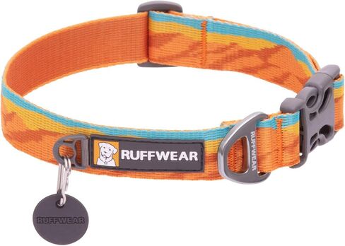 Ruffwear, Flat Out Dog Collar (Formerly Hoopie), Webbing Collar for Walking and Everyday Use, Rocky Mountains, 11"-14" in Saudi Arabia