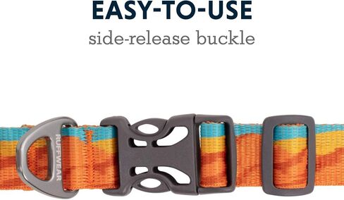 Ruffwear, Flat Out Dog Collar (Formerly Hoopie), Webbing Collar for Walking and Everyday Use, Rocky Mountains, 11"-14" in Saudi Arabia