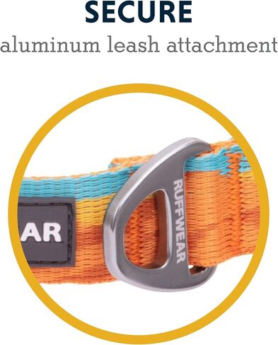 Ruffwear, Flat Out Dog Collar (Formerly Hoopie), Webbing Collar for Walking and Everyday Use, Rocky Mountains, 11"-14" in Saudi Arabia