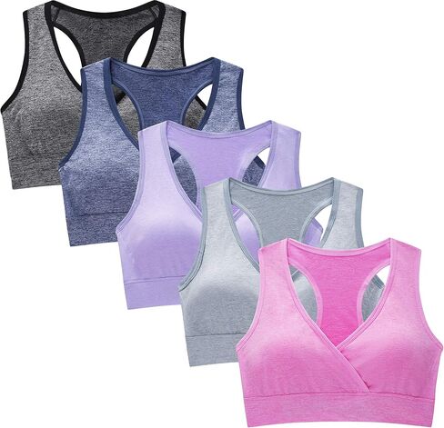 اللمس المنوال حمالة صدر للرضاعة Racerback المرأة اللاسلكية الأمومة التمريض الرياضة الصدرية Bralettes للرضاعة الطبيعية والحمل in Kuwait