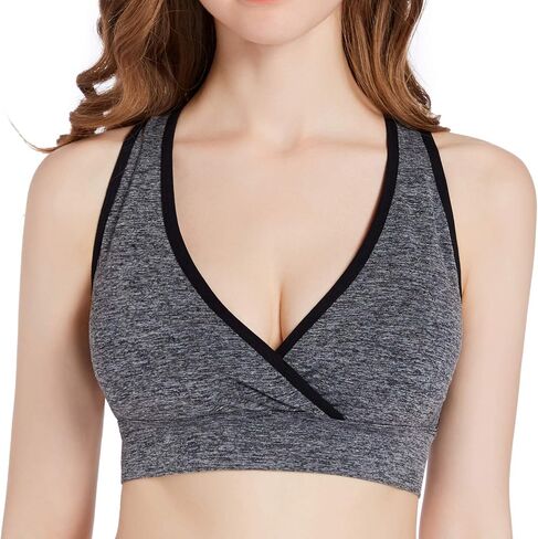 اللمس المنوال حمالة صدر للرضاعة Racerback المرأة اللاسلكية الأمومة التمريض الرياضة الصدرية Bralettes للرضاعة الطبيعية والحمل in Kuwait