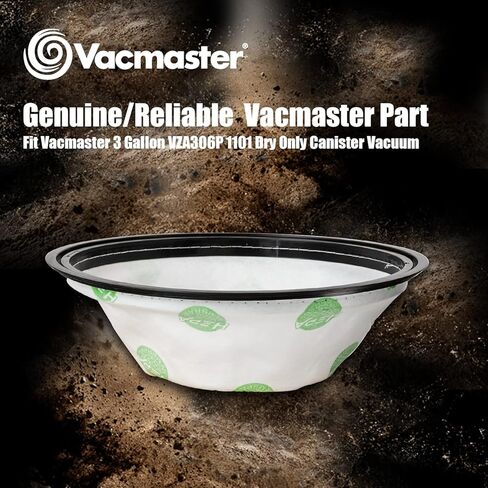 فاك ماستر فلتر خرطوشة يناسب مكنسة فاك ماستر 3 جالون VZA306P 1101 الرطبة/الجافة in Kuwait