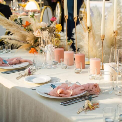 Auidy_6TXD باقة زهور مجففة صغيرة مجموعة من 6 زهور مجففة بوهو باقة وصيفة العروس زهور جافة قطع مركزية للطاولة صندوق هدايا لوصيفة العروس زهرة فتاة لحفل زفاف بوهو، ديكور زجاجة طاولة كعكة عيد الميلاد in Kuwait