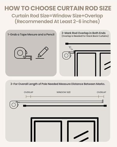 مساحة الصندوق 1 بوصة قضبان ستائر مزدوجة، 66 إلى 120 بوصة قضيب ستائر متداخل للنوافذ مع الأقواس والأجهزة، تيجان اليقطين + نهاية نمط الغطاء النهائي ORB in Kuwait