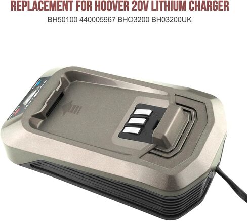 ADVTRONICS 20V BH03200 BH50100 Charger Compatible with Hoover 20V Extended Runtime LithiumLife Battery BH03100 BH03100PC BH03120 BH03120PC in Kuwait