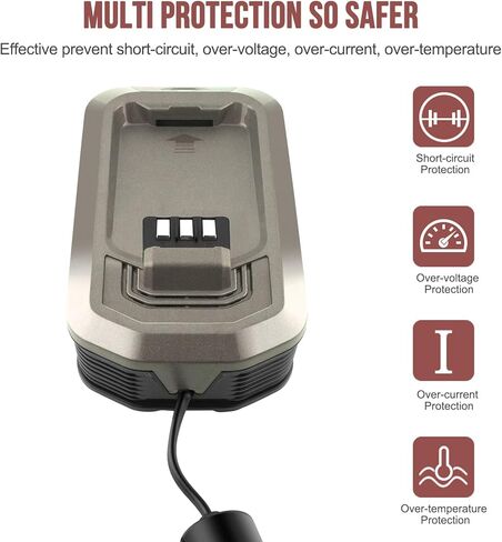 ADVTRONICS 20V BH03200 BH50100 Charger Compatible with Hoover 20V Extended Runtime LithiumLife Battery BH03100 BH03100PC BH03120 BH03120PC in Kuwait