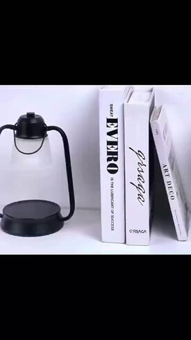 RimRockProducts - Lamp + Candle Warmer - Black Candle Warmer Lamp - Dimable Candle Lamp - 2 Bulbs Included - Compatible with Jar Candles - Candle Melter Scent Distributor Lamp - Lanturn in Saudi Arabia