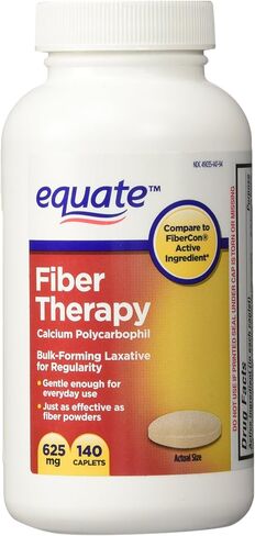 علاج الألياف الملين من إيكويت للكبسولات المنتظمة، زجاجة تحتوي على 140 قطعة in Kuwait