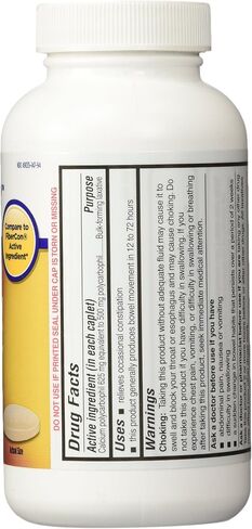 علاج الألياف الملين من إيكويت للكبسولات المنتظمة، زجاجة تحتوي على 140 قطعة in Kuwait