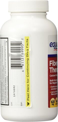 علاج الألياف الملين من إيكويت للكبسولات المنتظمة، زجاجة تحتوي على 140 قطعة in Kuwait