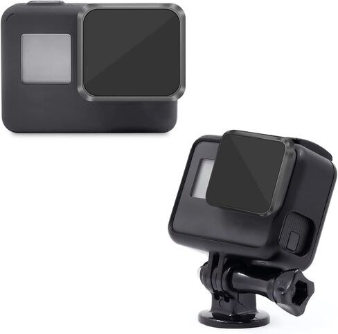 ND4 Filter for GoPro Hero 7 Black/Hero 6 Black/Hero 5 Black | AGC Optics Glass, 30-Layer Multi-Resistant Coating Neutral Density Filters, Snug Fit GoPro Lens Filters with Lens Cloth in Saudi Arabia