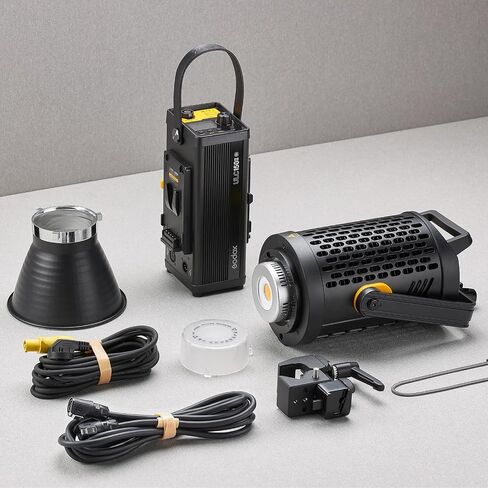 Godox UL150II مصباح فيديو LED صامت، 160 وات 71700Lux 5600K ضوء مستمر LED فائق الهدوء، CRI 96+ مصباح LED احترافي مع تأثيرات FX للتحكم في تطبيق بلوتوث لتسجيل أفلام الفيديو in Saudi Arabia