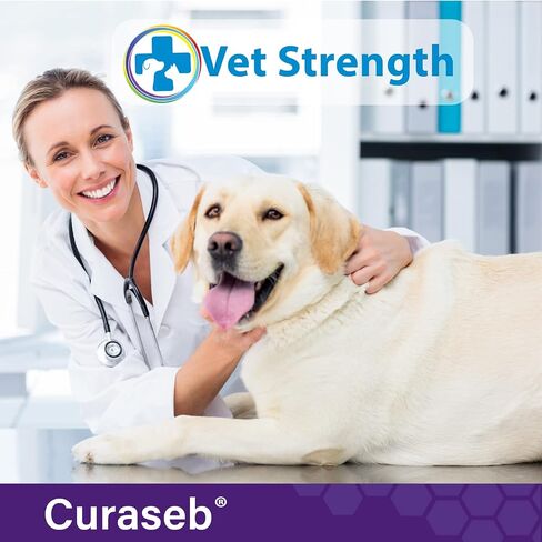 Curaseb Benzoyl Peroxide Dog Shampoo – Relieves Dandruff, Scaling, Scratching and Folliculitis, Veterinary Strength Formula in Saudi Arabia