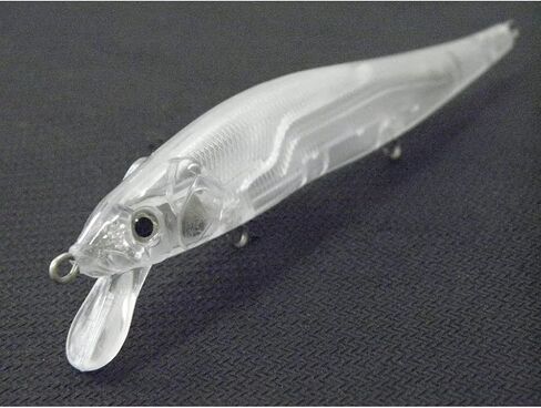 wLure 10 Blank Unpainted Minnow Crankbait Topwater Lipless Jerkbait Fishing Lures in Saudi Arabia