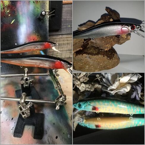 wLure 10 Blank Unpainted Minnow Crankbait Topwater Lipless Jerkbait Fishing Lures in Saudi Arabia