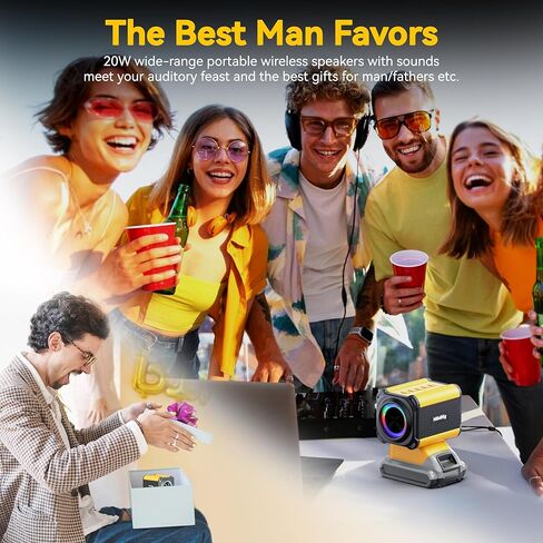 مكبر صوت بلوتوث محمول لبطارية ديوالت 18 فولت/20 فولت، مكبر صوت ستيريو 20 وات لأداة ديوالت 20 فولت مع شحن USB، مكبرات صوت بلوتوث خارجية مزدوجة لموقع العمل والتخييم والمنزل والحفلات (بدون بطارية) in Kuwait