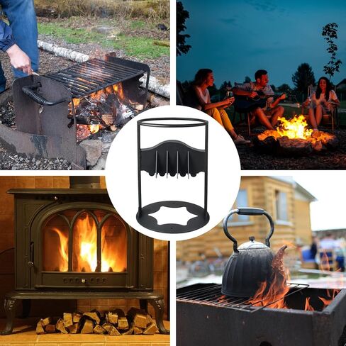 DEDU 11'' X 16'' XXL Kindling Splitter for Wood 10 LBS, Cast Iron Firewood Splitter with 8LB Sledge Hammer & Cover, Upgraded Manual Log Splitters for Firewood Could Accomodate Larger Logs in Kuwait