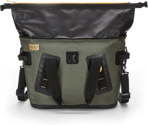 BUILT Large Welded Soft Portable Cooler with Wide Mouth Opening - Insulated and Leak-Proof Olive 5213958 in Kuwait