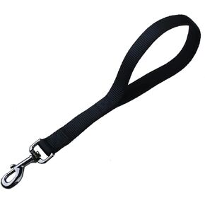Premium 18 Inches Nylon Short Dog Leash with Heavy Duty Clasp and Comfortable Padded Handle for Large Medium Breed Dogs Daily Use Jogging,Walking,Training etc...(18 Inches, Ultra Violet) in Kuwait