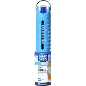 Fresh Step for Pets Roll N' Refresh Lint Roller with Air/Fabric Freshener Spray | 75 Sheets Pet Hair Lint Roller | Pet Multipurpose Lint Roller for Pet Hair with Air Freshener Spray