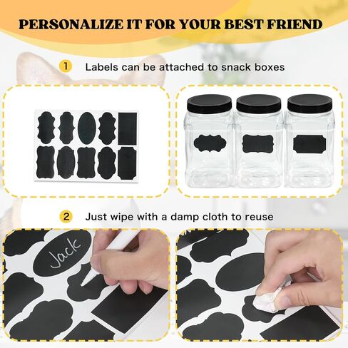 حاوية علاج الكلاب، حامل حاوية تخزين طعام الكلاب الخشبية مع 3 برطمانات بلاستيكية لعلاج الكلاب، حاوية تخزين طعام الكلاب في المزرعة، حاوية تخزين طعام الحيوانات الأليفة للكلاب والقطط والحيوانات الصغيرة in Kuwait